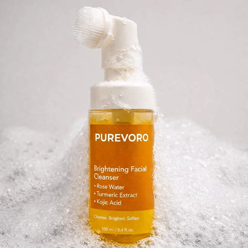 Radiance-Boosting Turmeric & Kojic Acid Cleanser