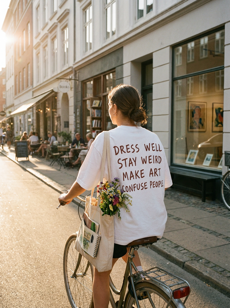 Dress well, stay weird, make art, confuse