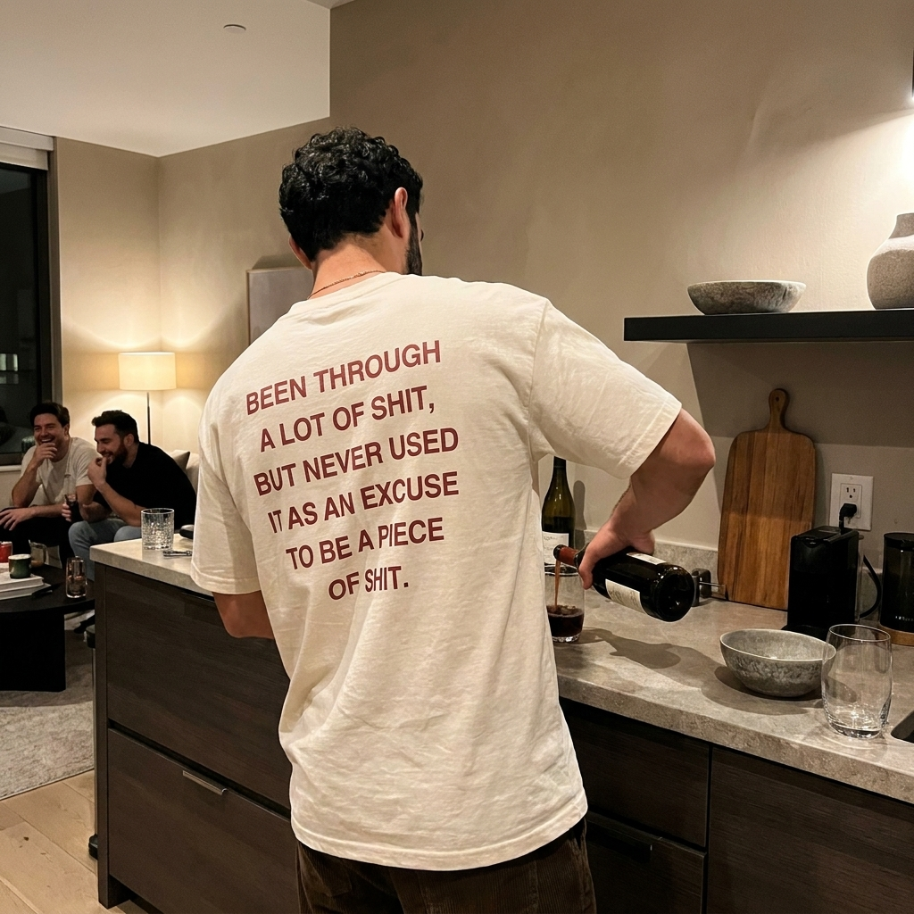 Been through a lot of shit, but never used it as an excuse - original