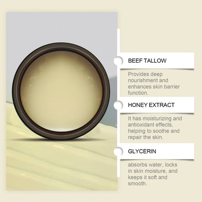 Tallow and Raw Honey Face Balm