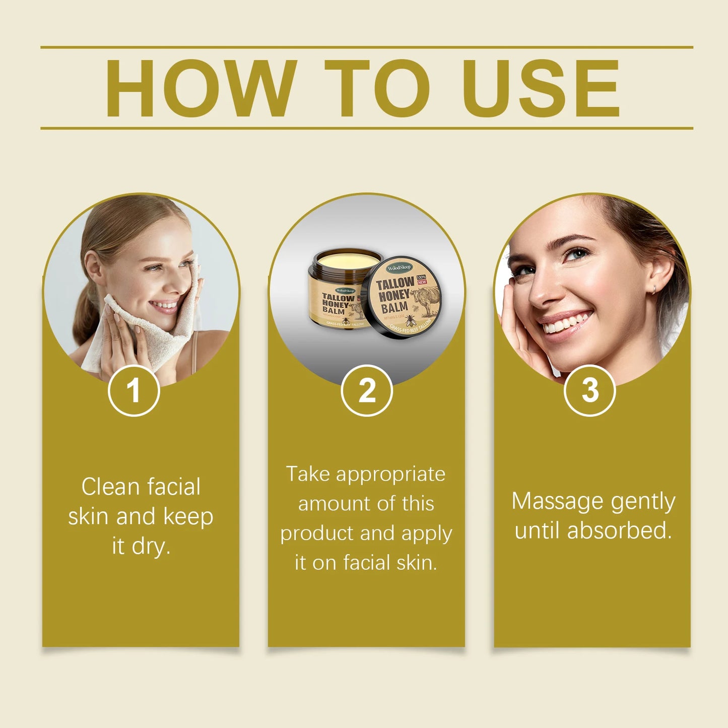 Tallow and Raw Honey Face Balm