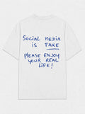 Social media is fake